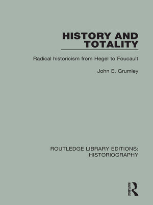 cover image of History and Totality